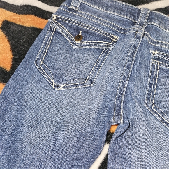 Gifted FREE with Purchase ⭐️ D-9 Joplin Distressed Flare Jeans 27 - Picture 12 of 16